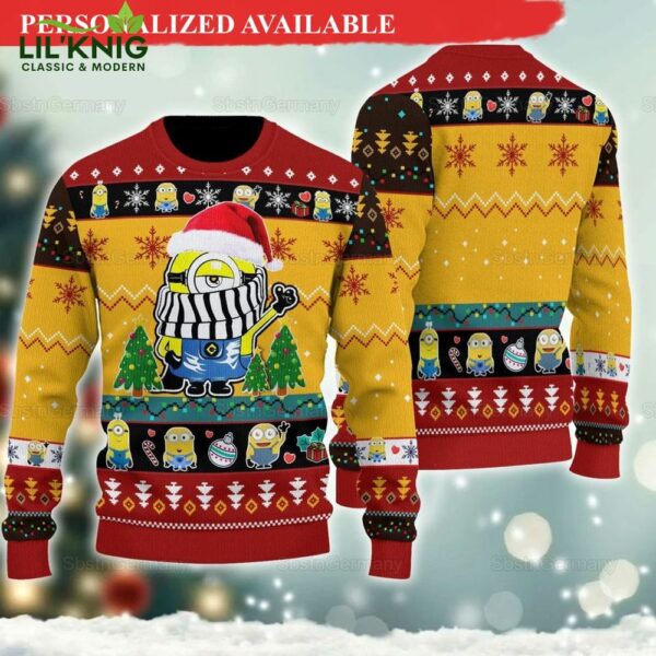 Minions Christmas Ugly Sweater – Ugly Christmas Sweater- Jumper