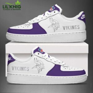 Minnesota Vikings Air Force 1 Nike Sneaker 2024 Shoes