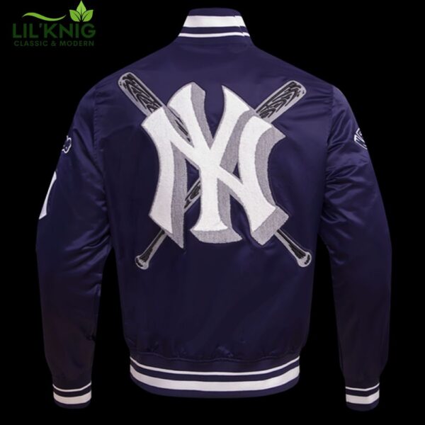 Mlb New York Yankees Mashup Men’S Rib Satin Jacket