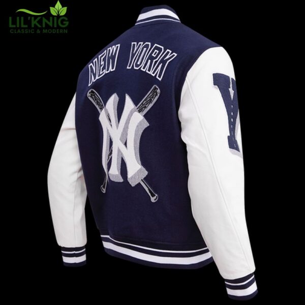 Mlb New York Yankees Mashup Men’S Rib Wool Varsity Jacket