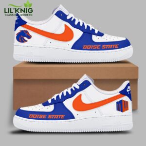 New Design Boise State Broncos Special Edition AF1 Sneakers