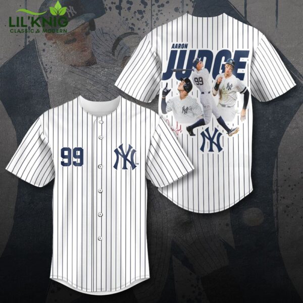 New York Yankees X Aaron Judge White Baseball Jersey