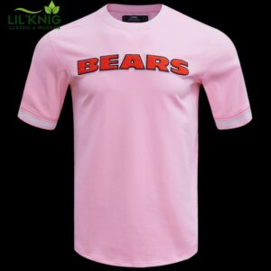 Nfl Chicago Bears Classic Chenille Pink Men’S Tee