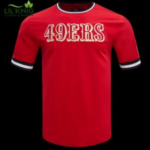 Nfl San Francisco 49Ers Classic Chenille Dk Red Tee