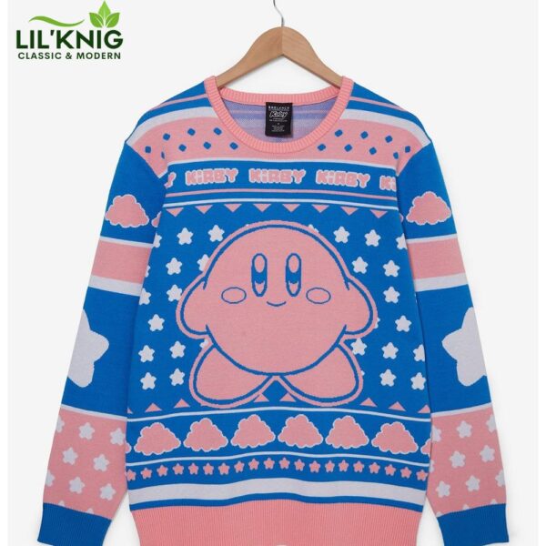 Nintendo Kirby Stars Patterned Sweater