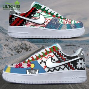 North Pole Air Force 1 Sneakers – Winter-Themed Footwear