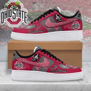 Ohio State Buckeyes AF1 Shoes Limited Edition – NCAA Fan Gear