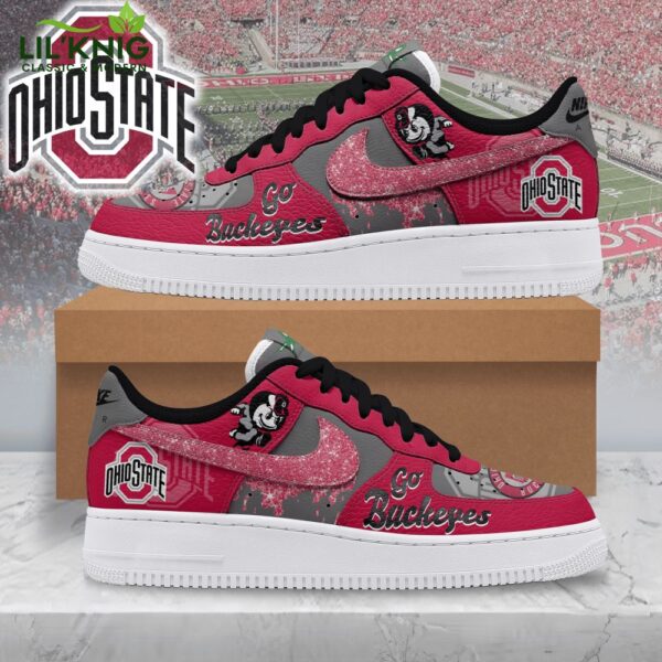 Ohio State Buckeyes AF1 Shoes Limited Edition – NCAA Fan Gear