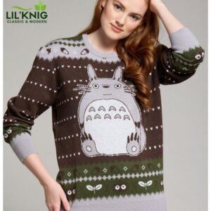 Our Universe Studio Ghibli My Neighbor Totoro Patterned Totoro Holiday Sweater