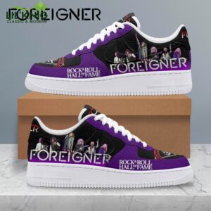 PREMIUM Rock n Roll Hall of Fame Foreigner AF1 SNEAKER – Limited Edition Collection