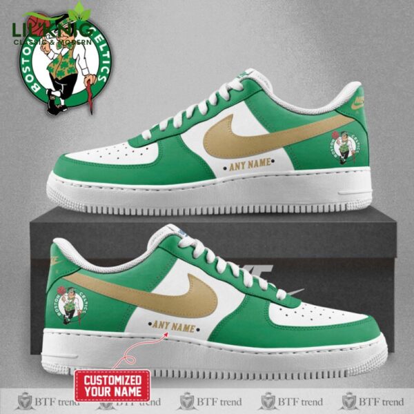 Personalized Boston Celtics 2024 New AF1 Sneakers – Custom NBA Footwear