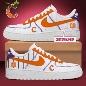 Personalized Clemson Tigers Baseball Air Force Sneakers