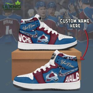 Personalized Colorado Avalanche Air Jordan 1