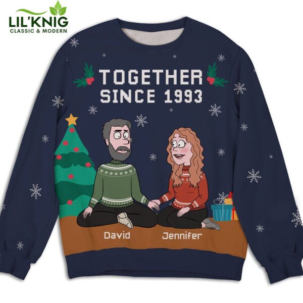 Personalized Custom For Couple Together Since 1993 New Design 2024 Sweater