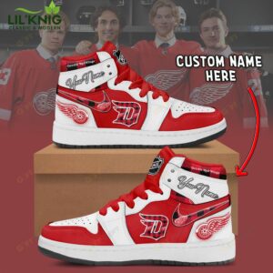 Personalized Detroit Red Wings Air Jordan 1