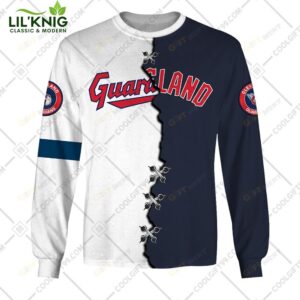 Personalized Mlb Cleveland Guardians Mix Jersey Sweatshirt