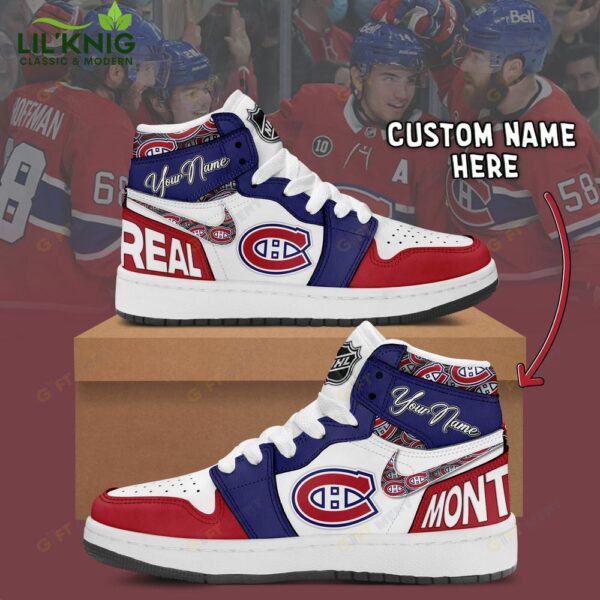 Personalized Montr�Al Canadiens Air Jordan 1