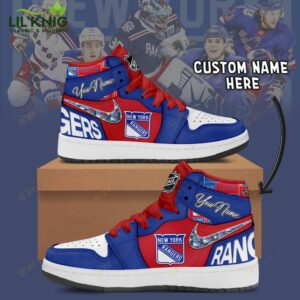 Personalized New York Rangers Air Jordan 1