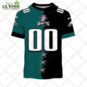 Personalized Nfl Philadelphia Eagles Mix Jersey Style