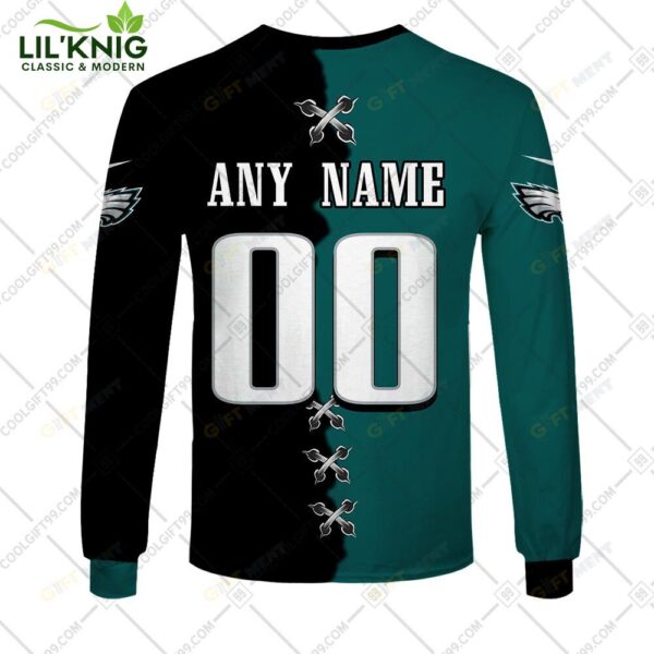 Personalized Nfl Philadelphia Eagles Mix Jersey Style