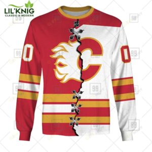 Personalized Nhl Calgary Flames Mix Jersey