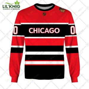 Personalized Nhl Chicago Blackhawks Reverse Retro Style