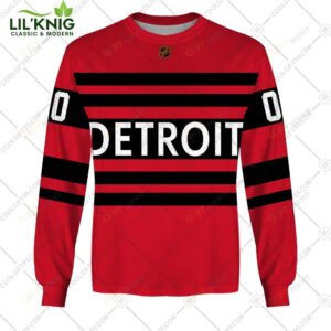 Personalized Nhl Detroit Red Wings Reverse Retro Style