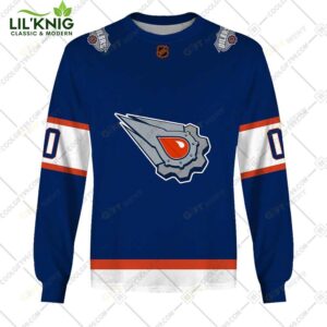 Personalized Nhl Edmonton Oilers Reverse Retro Style