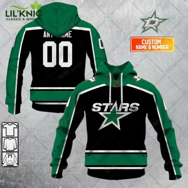 Personalized Nhl Mix 2 Teams Home Jersey Hoodie