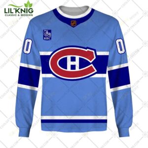 Personalized Nhl Montreal Canadiens Reverse Retro  Style