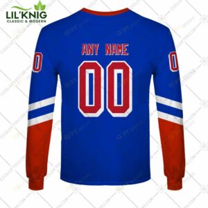 Personalized Nhl New York Rangers Reverse Retro Style