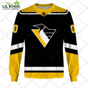 Personalized Nhl Pittsburgh Penguins Reverse Retro Style