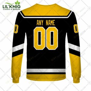 Personalized Nhl Pittsburgh Penguins Reverse Retro Style