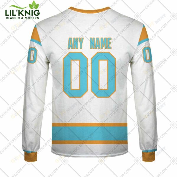 Personalized Nhl San Jose Sharks Reverse Retro Style