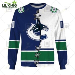 Personalized Nhl Vancouver Canucks Mix Jersey