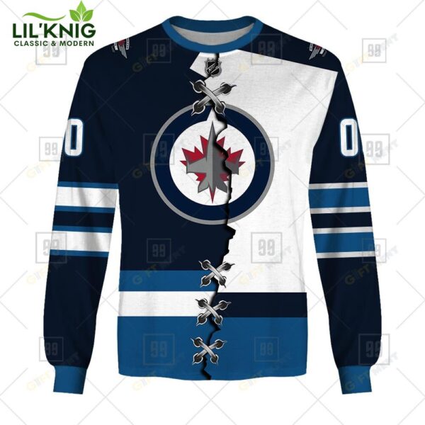 Personalized Nhl Winnipeg Jets Mix Jersey