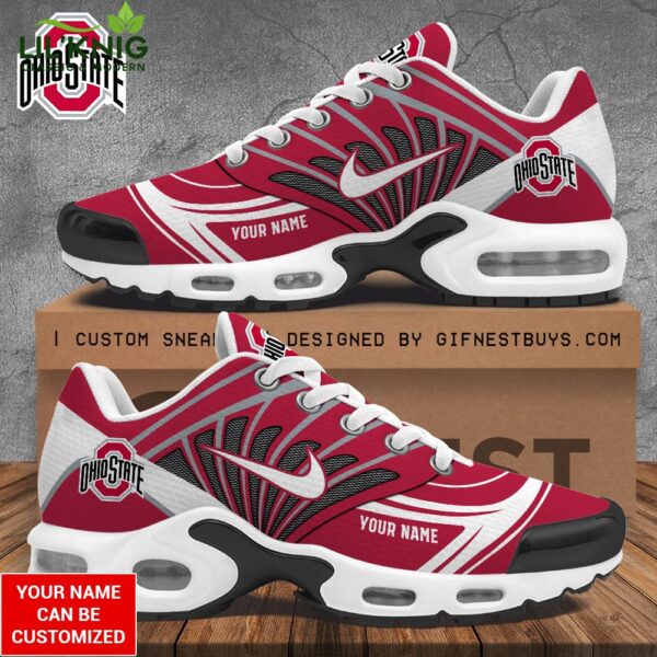 Personalized Ohio State Buckeyes Football Air Max Shoes