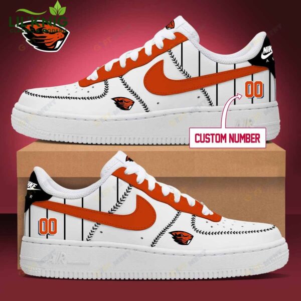 Personalized Oregon State Beavers Air Force Sneakers