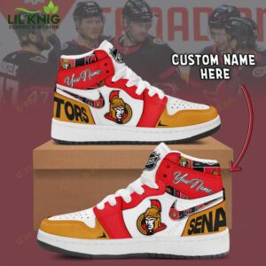 Personalized Ottawa Senators Air Jordan 1