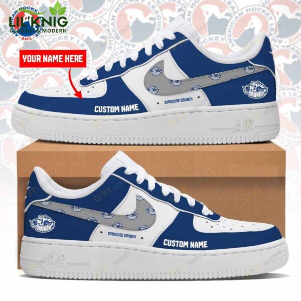 Personalized Syracuse Crunch Air Force Sneakers