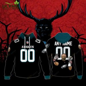 Philadelphia Eagles X Hannibal Jersey Style Hoodie