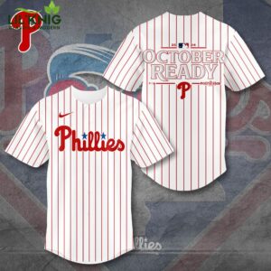 Philadelphia Phillies October Ready Postseason 2024 Baseball Jersey