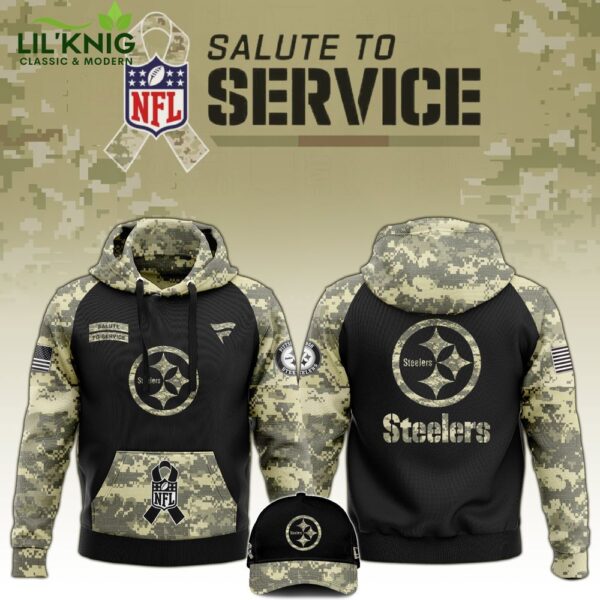 Pittsburgh Steelers 2024 Salute to Service Limited Edition Hoodie – NFL Tribute