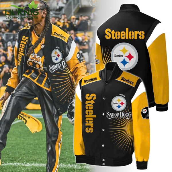 Pittsburgh Steelers Vs Snoop Dog Hot Limited 2024 Baseball Jacket