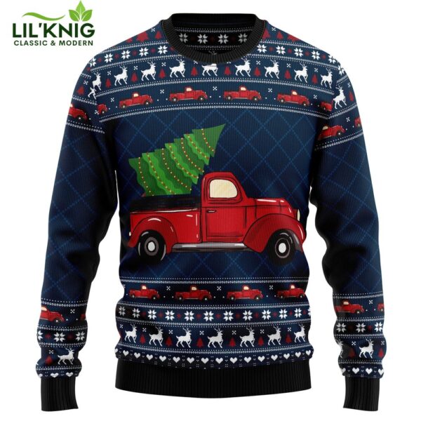 Red Truck 2024 Christmas Ugly Limited Edition Sweater