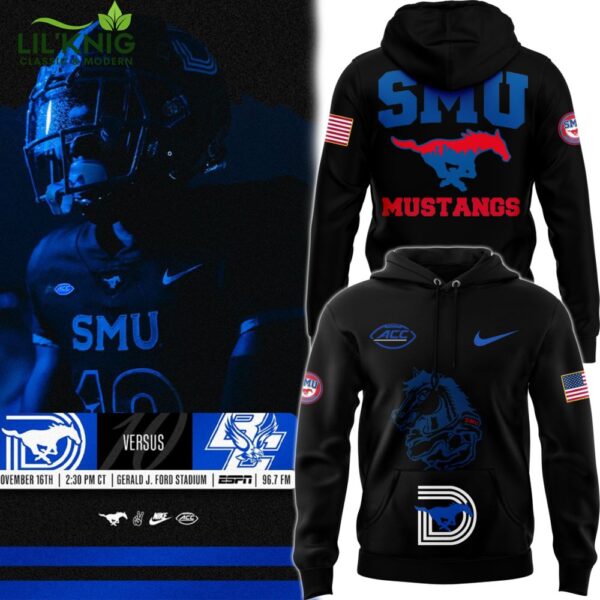 SMU Football “Dark Mode” 2024 Pullover Hoodie