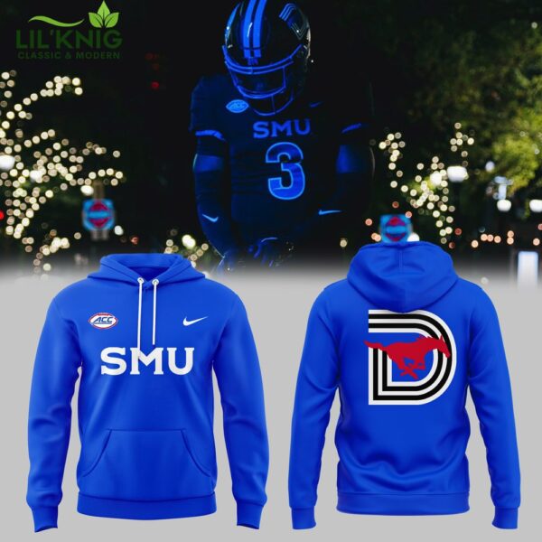 SMU Football Limited Edition Blue Hoodie for Fans 2024