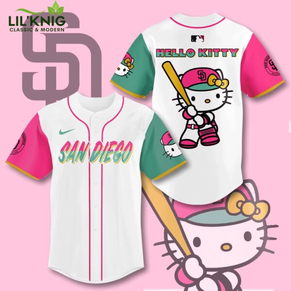 San Diego Padres X Hello Kitty New Edition Baseball Jersey