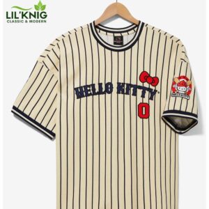 Sanrio Hello Kitty Striped Baseball Jersey