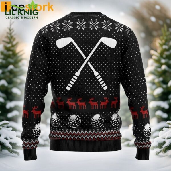 Santa Claus Golf Sucks Ugly Christmas Sweater